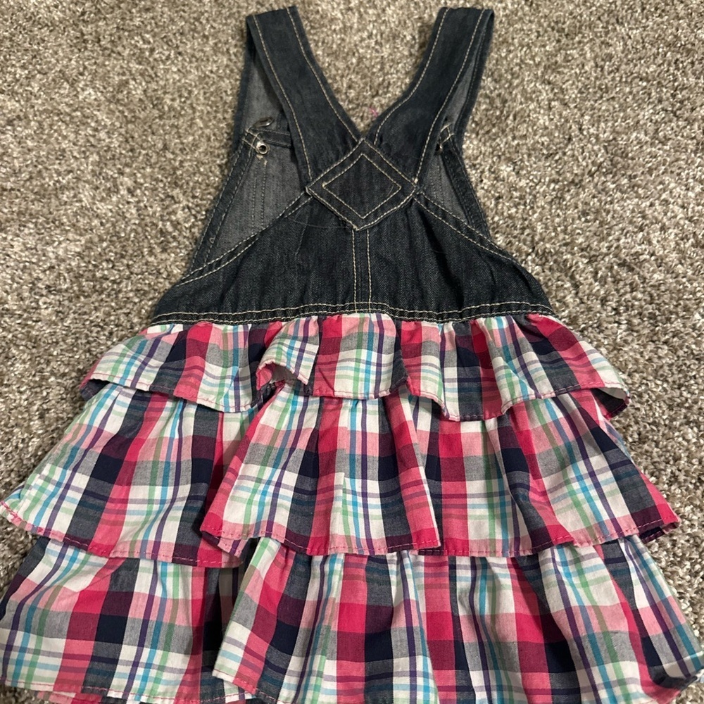 US Polo Assn. 2T‎ little girls overall dress/skirt - Picture 3 of 5